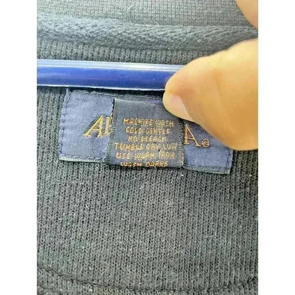 Dallas Stars Sweater Vest Black Antigua Brand 100% Cotton Sz L - Picture 7 of 7